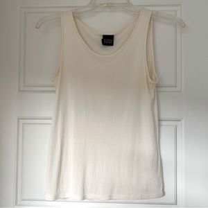 Eileen Fisher 100% Silk Crew Tank Top